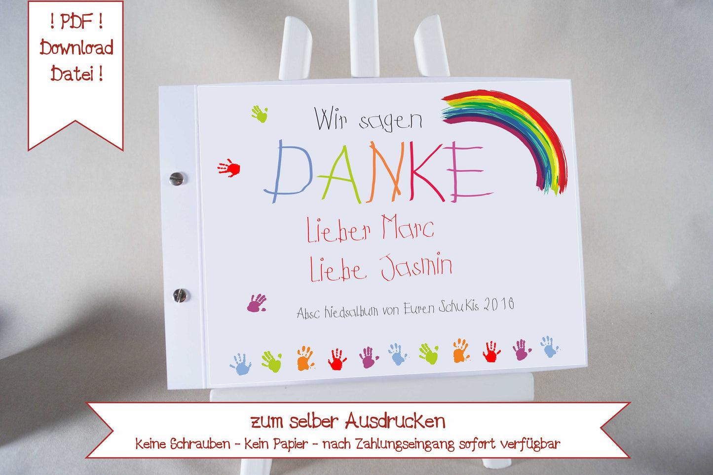 KiTa Abschiedsalbum als Download Datei