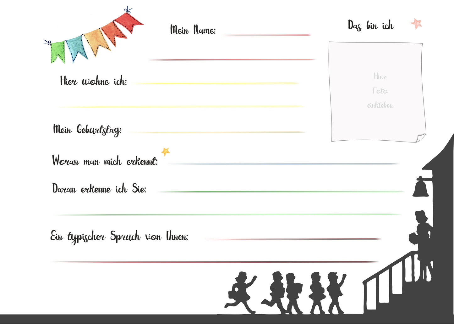 Lehrer Abschiedsalbum Retro Style Download Datei als PDF