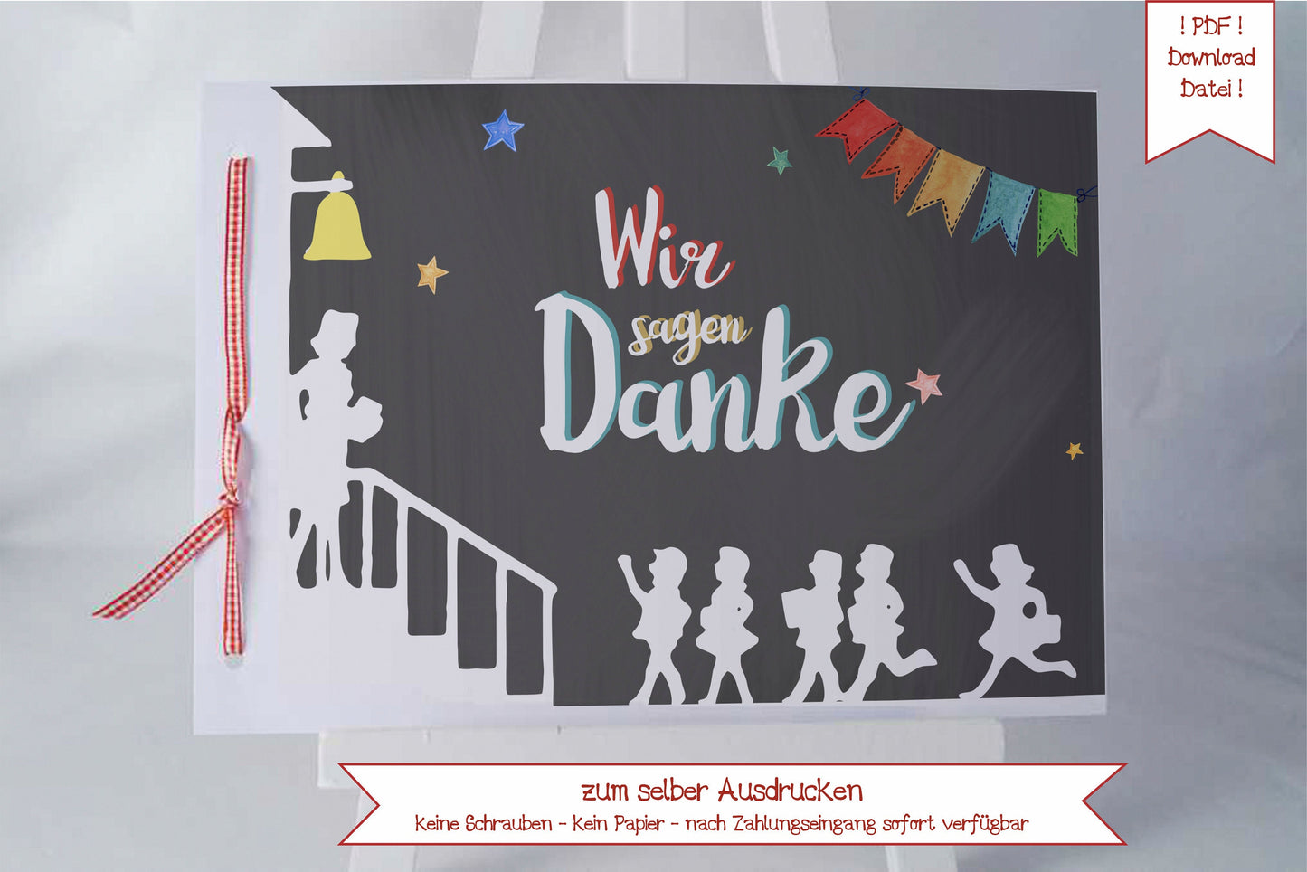 Lehrer Abschiedsalbum Retro Style Download Datei als PDF