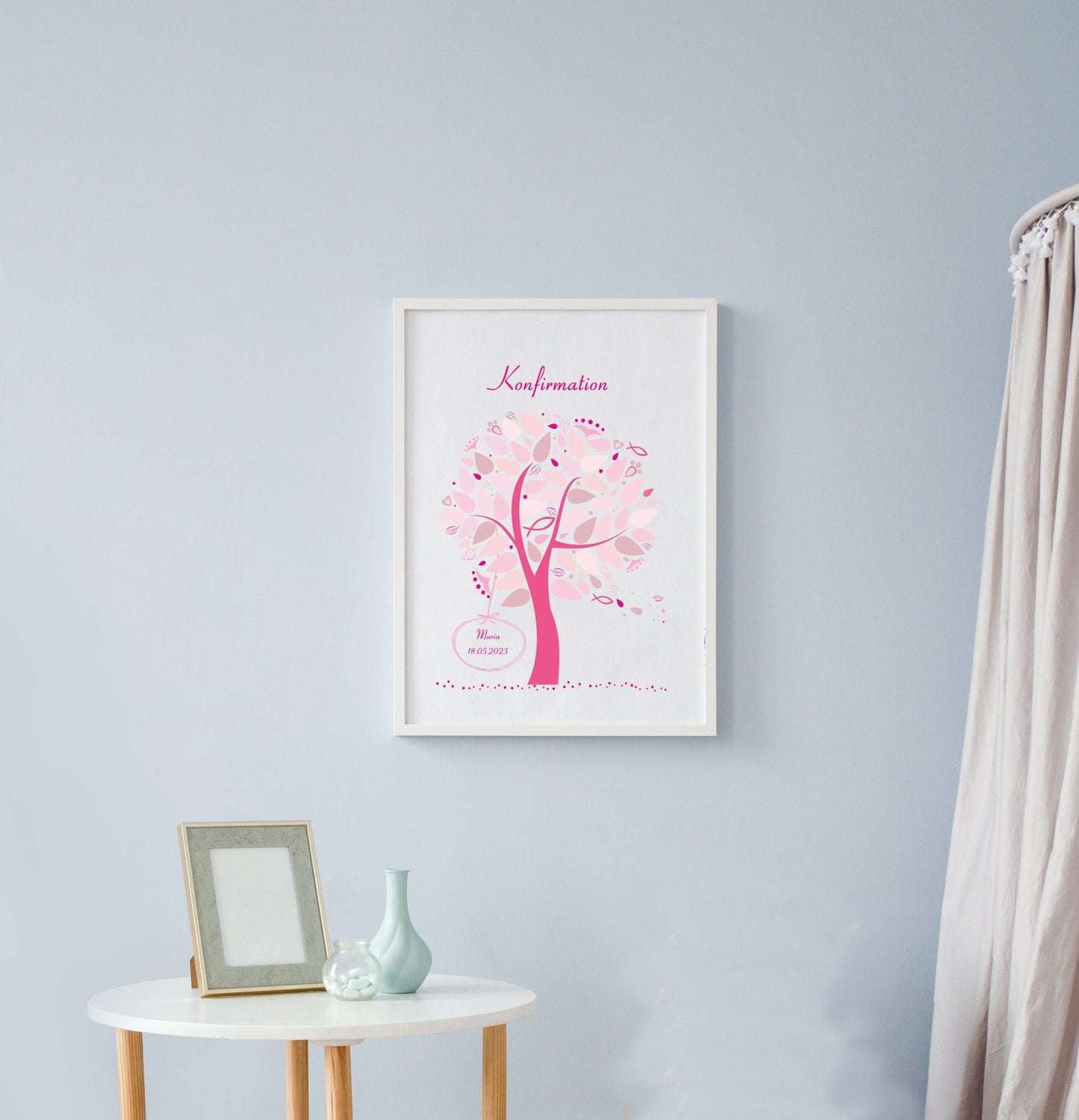 Gästebuch zur Konfirmation Poster personalisiert